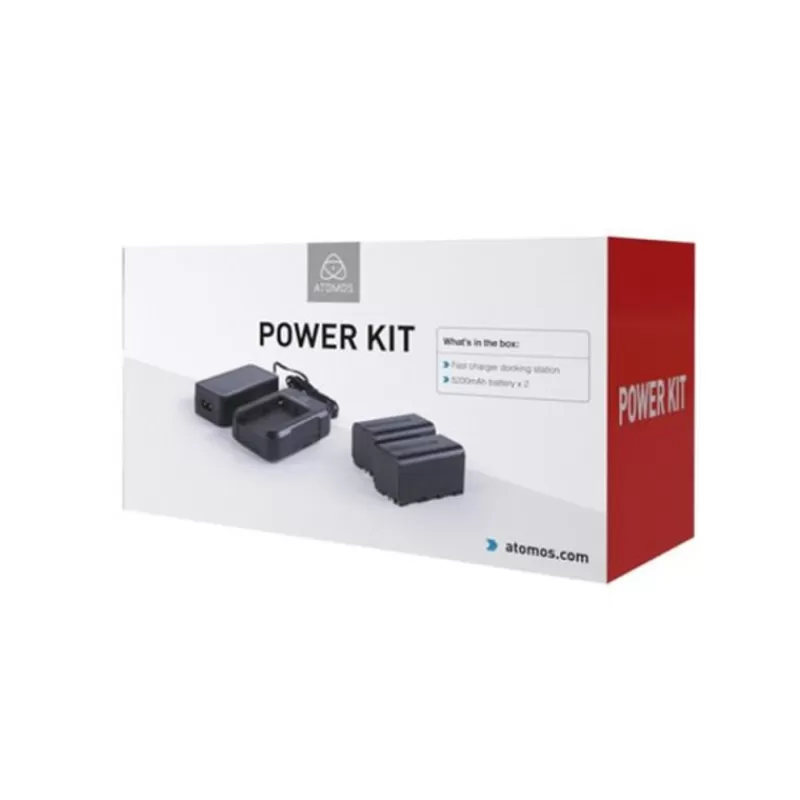Atomos Alimentations & Grips | Alimentations & Grips-POWER KIT BATTERIES + CHARGEUR