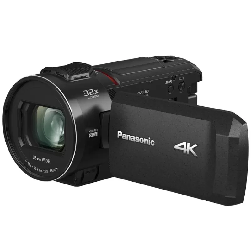 Panasonic Caméras Pro & Camescopes-Caméscope HC-VX3E-K : Qualité 4K, Zoom 24x, Stabilisation 5 Axes