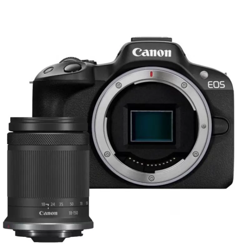 Canon Appareils Photo Hybrides-EOS R50 + RF-S 18-150mm F3.5-6.3 IS STM