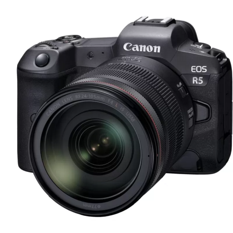 Canon Appareils Photo Hybrides-EOS R5+RF 24-105/4 L IS USM