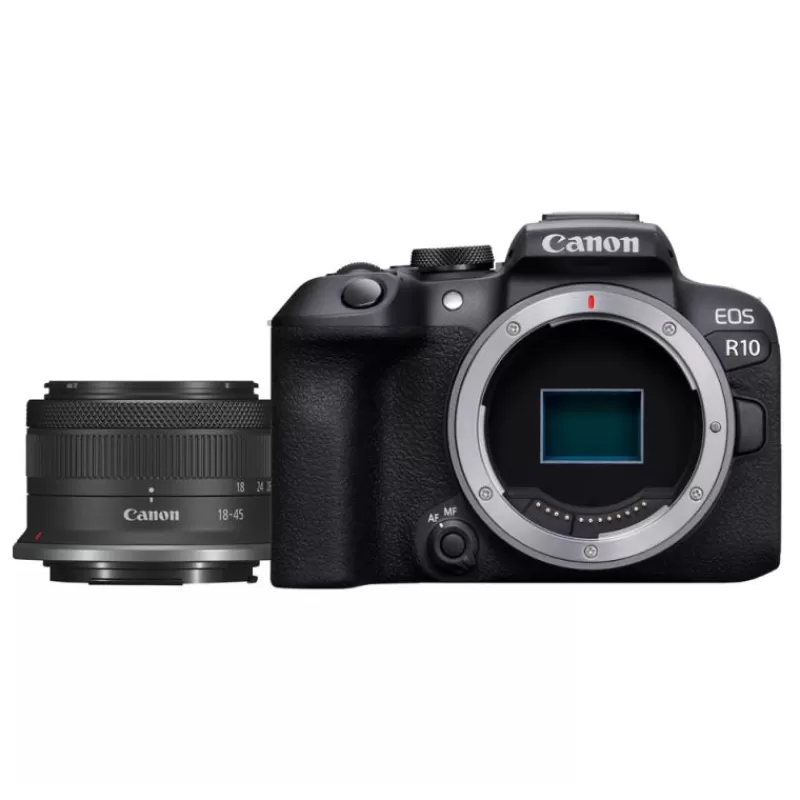 Canon Appareils Photo Hybrides-EOS R10+RF-S 18-45/4,5-6,3 IS STM