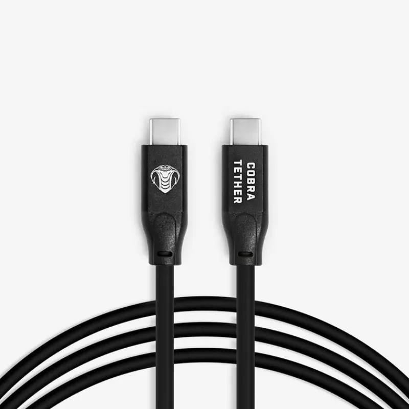Cobra Tether Accessoires | Accessoires-USB-C / USB-C - 10m - Noir