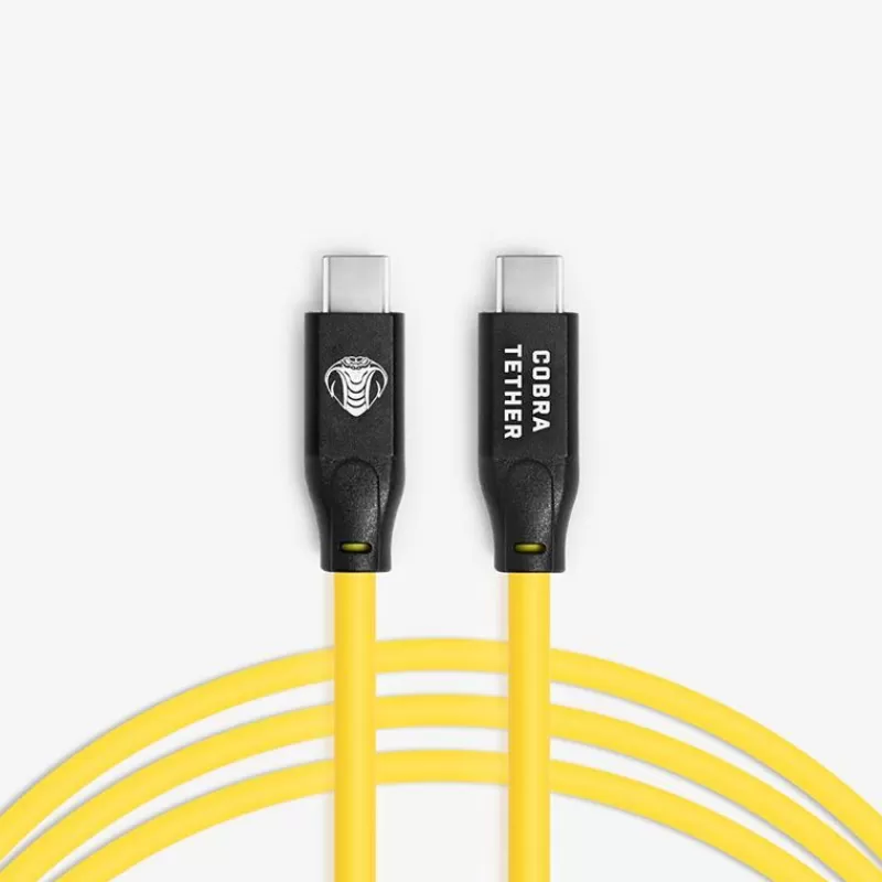 Cobra Tether Accessoires | Accessoires-USB-C / USB-C - 5m -Jaune