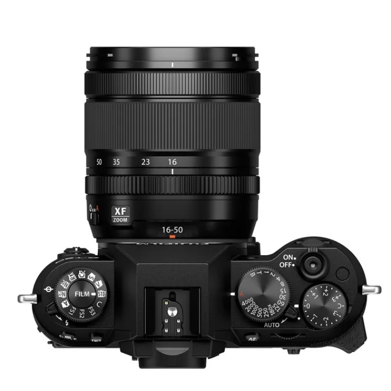 Fujifilm Appareils Photo Hybrides-Découvrez le FUJI X-T50 NOIR + XF16-50mm: appareil photo hybride compact, 40,2 MP, vidéo 6,2K, 20 simulations de film, stabilisa