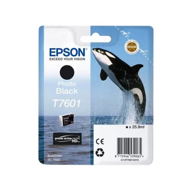 Epson Cartouches D'Encre-ENCRE T7608 ORQUE NOIRE MAT PR P600