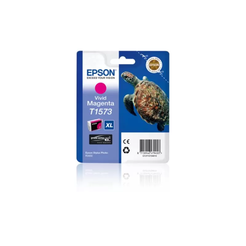 Epson Cartouches D'Encre-ENCRE T1573 TORTUE MAGENTA POUR R3000