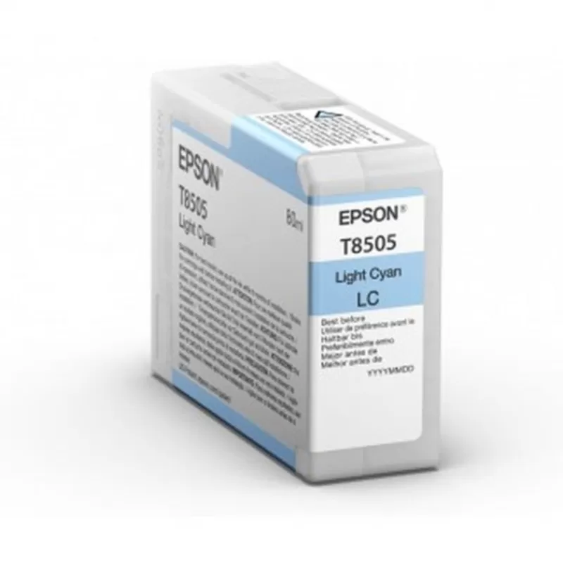 Epson Cartouches D'Encre-ENCRE T8505LIGHT CYAN POUR SC-P800