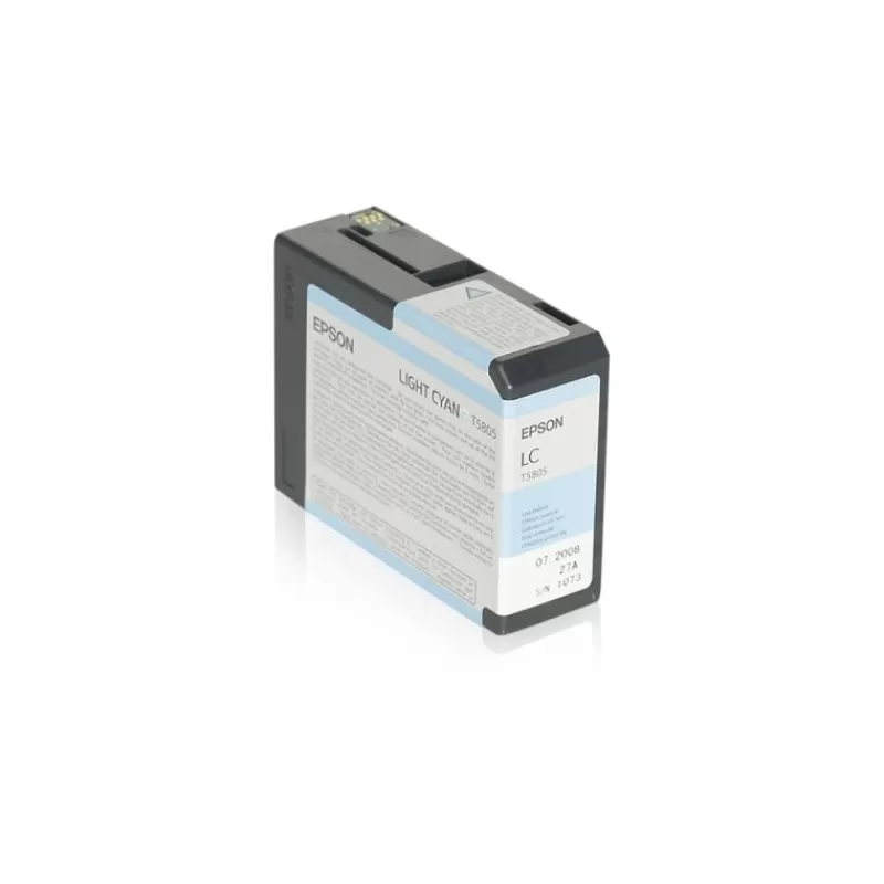 Epson Cartouches D'Encre-T5805 ENCRE CYAN CLAIR PHOTO POUR 3800/3880 80ml
