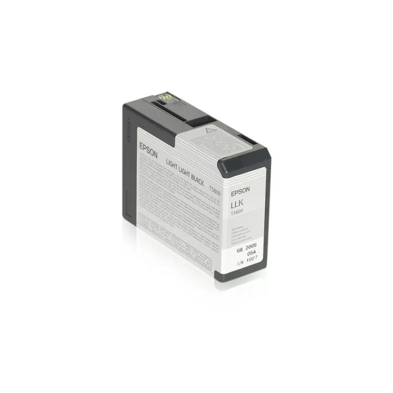 Epson Cartouches D'Encre-T5809 ENCRE GRIS CLAIR POUR 3800/3880 80ml
