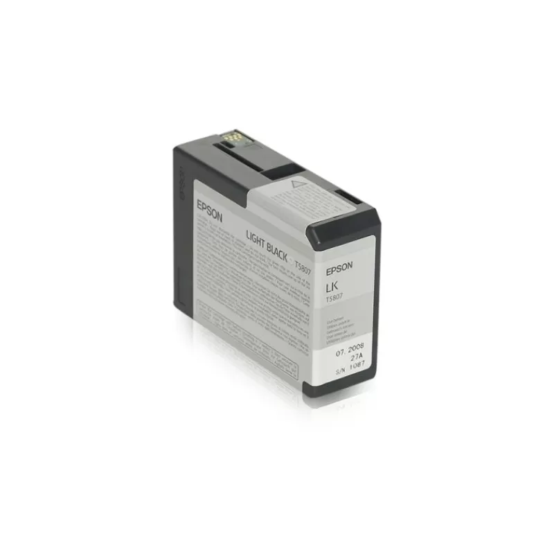 Epson Cartouches D'Encre-T5807 ENCRE GRIS POUR 3800/3880 80ml