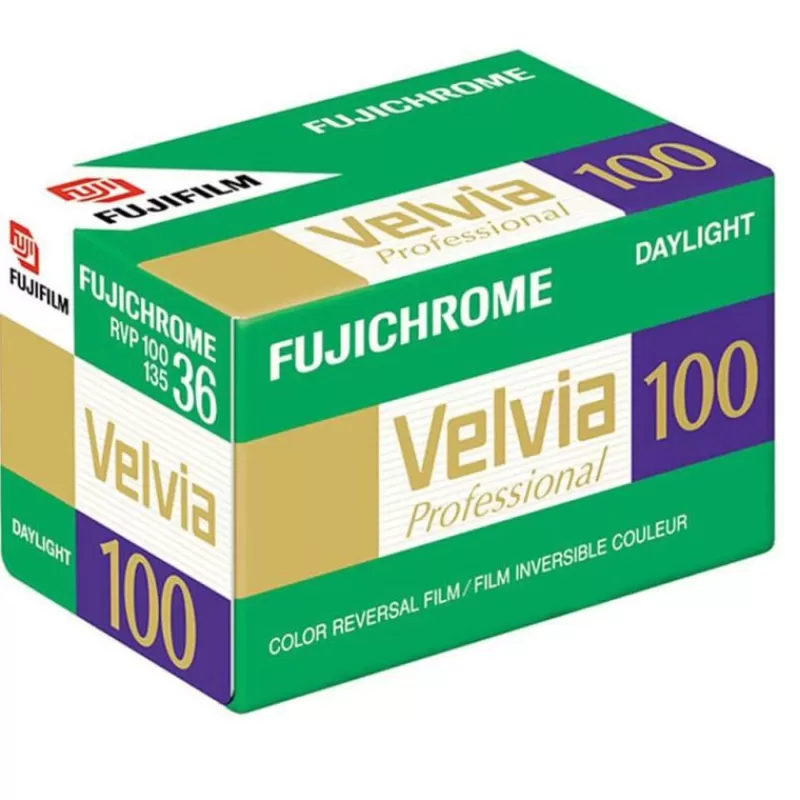 Fujifilm Diapositives-FUJICHROME VELVIA RVP 100 F 135/36