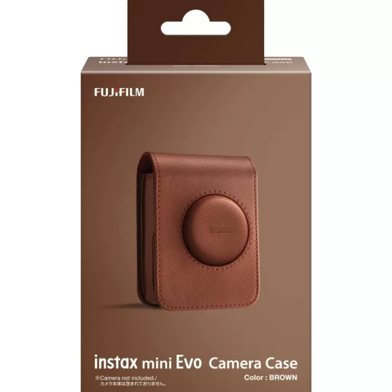 Fujifilm Etuis Compact-HOUSSE INSTAX MINI EVO MARRON