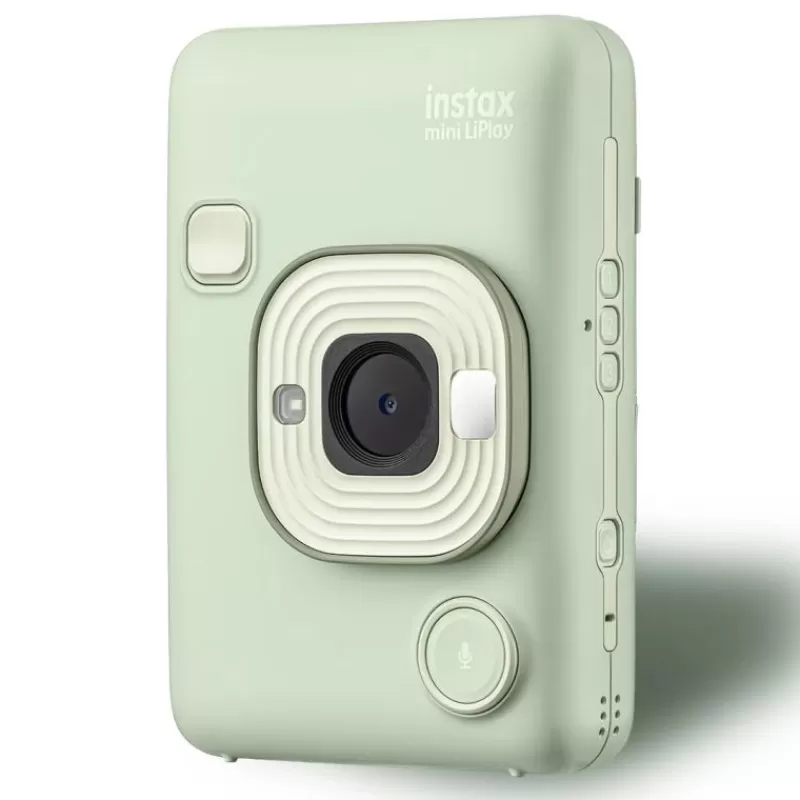 Fujifilm Appareils Photo Instantanés-INSTAX MINI LIPLAY VERT MATCHA - Appareil photo instantané hybride