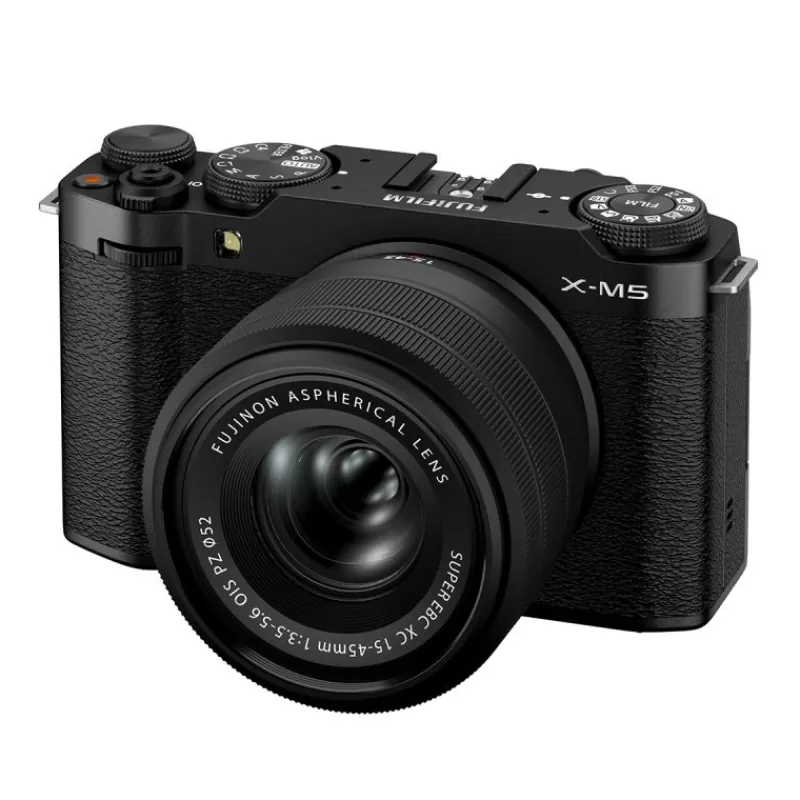 Fujifilm Appareils Photo Hybrides-X-M5 noir + XC15-45mm