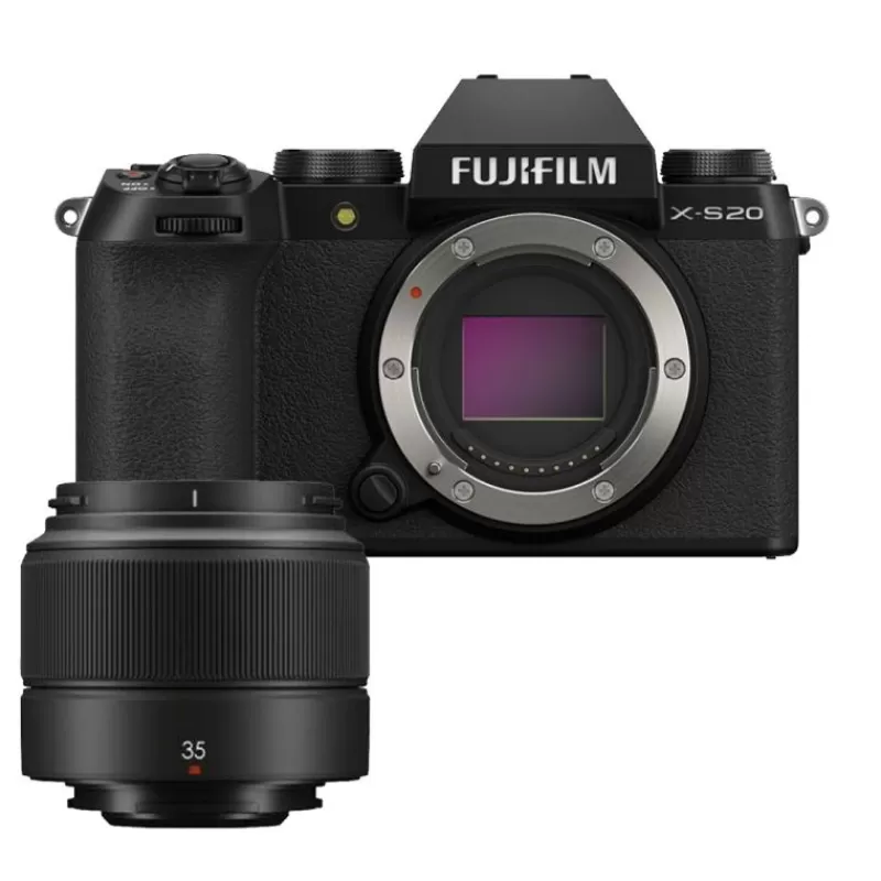 Fujifilm Appareils Photo Hybrides-X-S20NOIR + FUJI XC 35/2