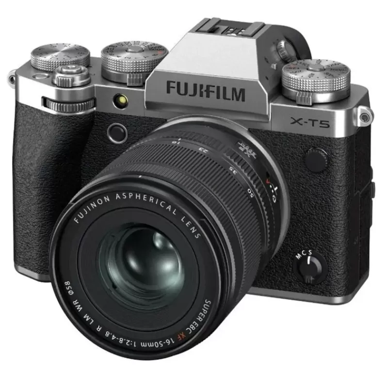 Fujifilm Appareils Photo Hybrides-X-T5 SILVER+16-50