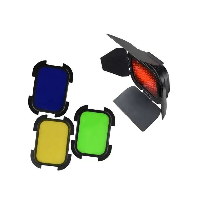 GODOX Eclairages`1Accessoires Eclairage-Grille nid d'abeille + 4 filtres - Panajou