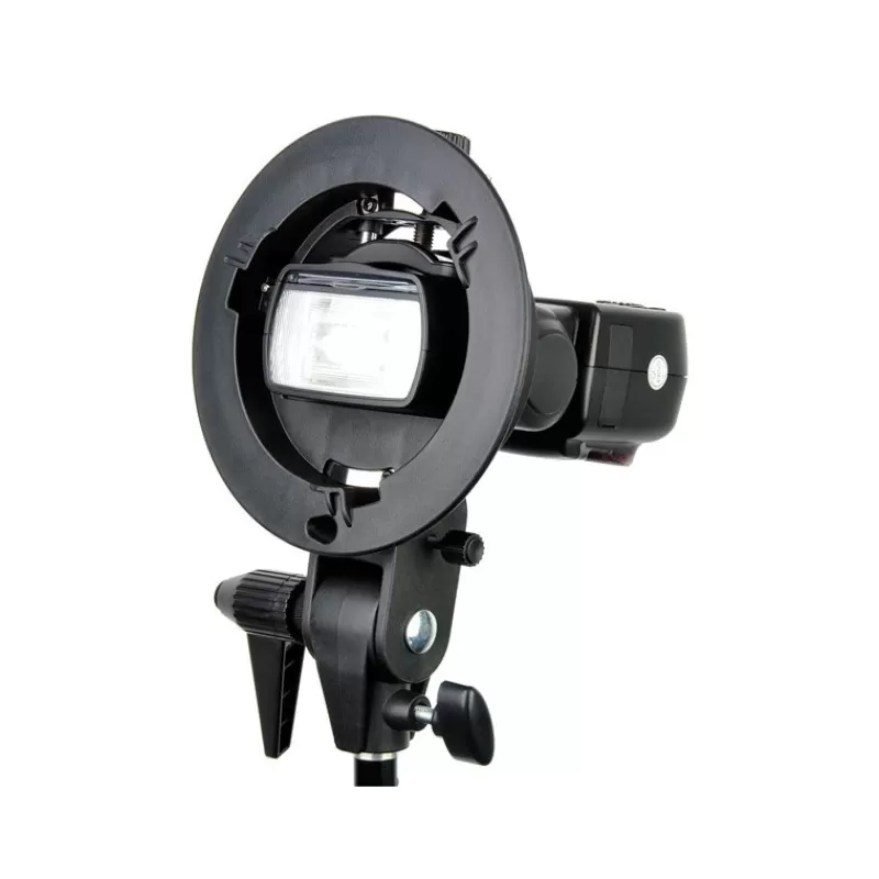 GODOX Eclairages`1Accessoires Eclairage-S-TYPE MONTURE S FEMELLE AVEC ROTULE - Panajou
