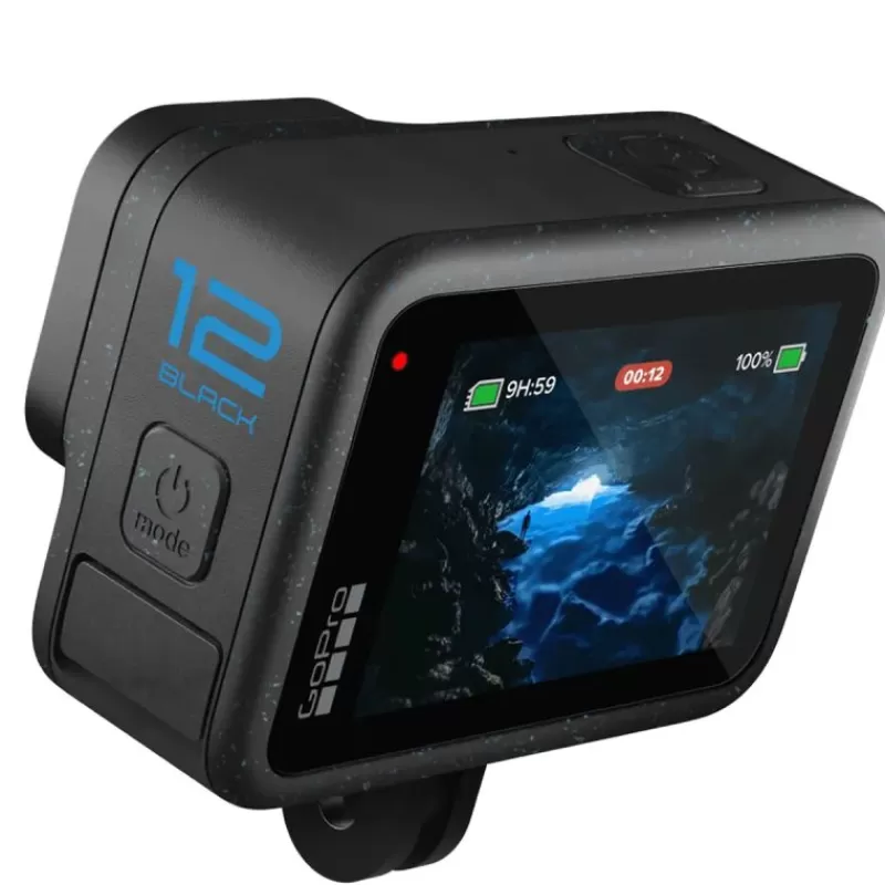 GOPRO Caméras Compactes Sportives-HERO 12 - Caméra 5.3K, Stabilisation & Étanchéité Renforcée