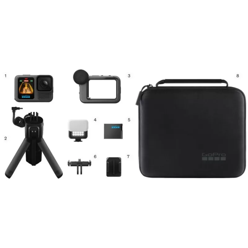 Panajou Caméras Compactes Sportives-GoPro Hero 13 créator édition - Caméra d'Action 5.3K avec Stabilisation HyperSmooth