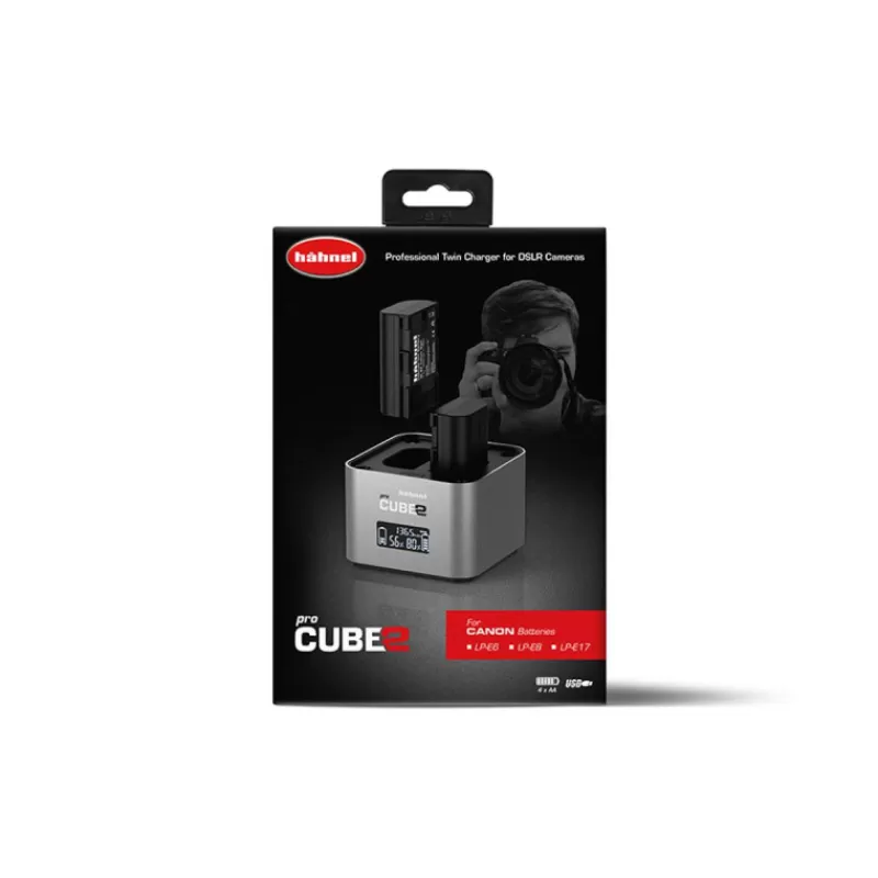 HAHNEL Alimentations & Grips | Alimentations & Grips-CHARGEUR PROCUBE2 PR BATT. CANON LP-E6