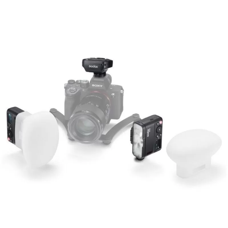 GODOX Eclairages`1Flashs | Accessoires-Kit Flash Macro Dentaire MF12-DK1 avec Déclencheur Sans Fil XPro II TTL pour Appareils Photo Sony
