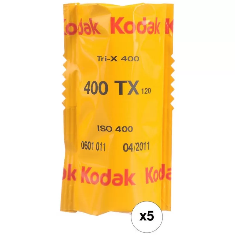 Kodak Négatifs Noir Et Blanc-TRI X 400 120 (PACK DE 5) - Panajou