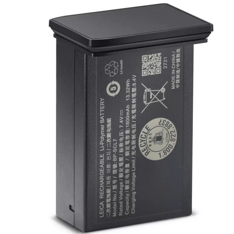 Leica Alimentations & Grips | Alimentations & Grips-BATTERIE BP-SCL7 NOIR M11 24026