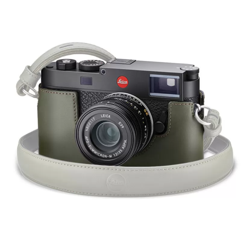 Leica Etuis Compact-PROTECTEUR DEMI ETUI VERT OLI M11 24034