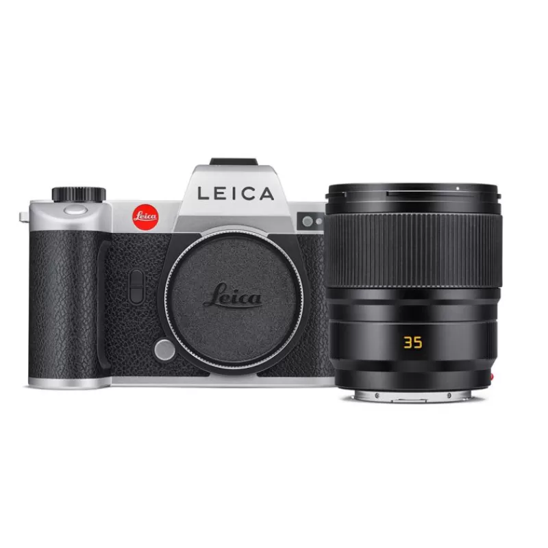 Leica Appareils Photo Hybrides-SL2 argent + SUMMICRON-SL 1:2/35 ASP