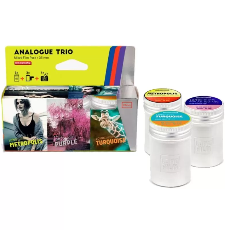 Lomography Négatifs Couleur-Analogue Trio Mixed Film Pack 35 mm 3X36