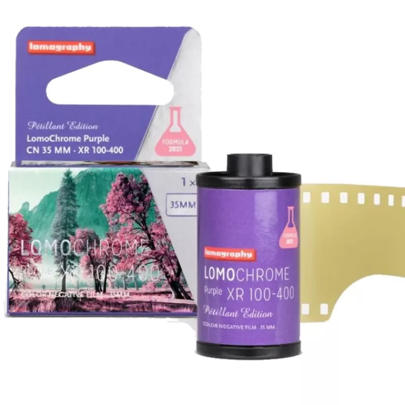Lomography Négatifs Couleur-LomoChrome Purple 2021 Pétillant 35 mm ISO 100–400 36 poses