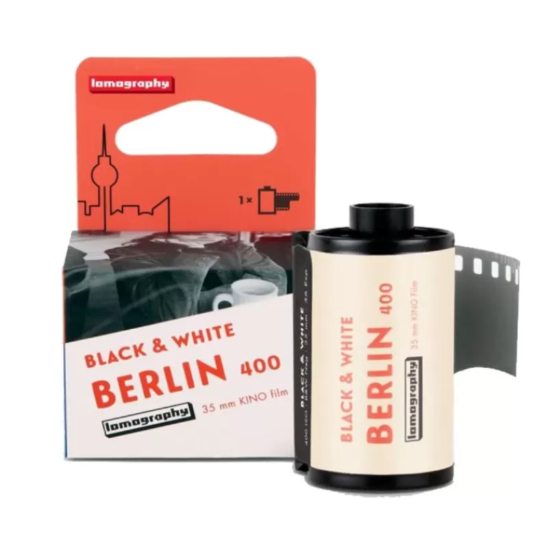 Lomography Négatifs Noir Et Blanc-noir et blanc 400 35mm Berlin Kino Film 36 poses
