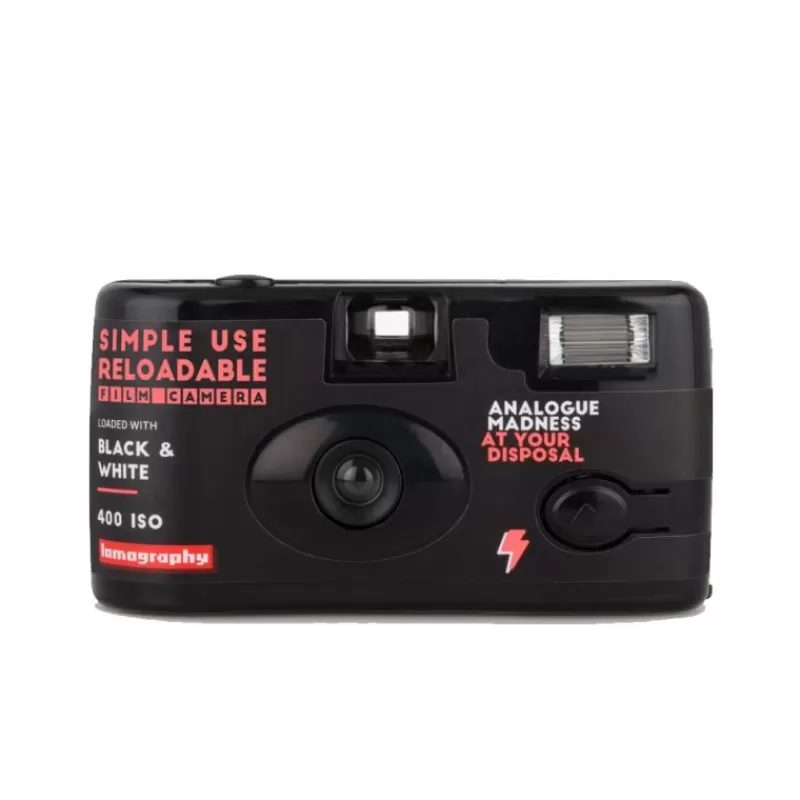 Lomography Appareils Photo Argentique-Simple Use Camera 400/27 noir et blanc