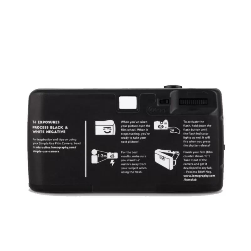 Lomography Appareils Photo Argentique-Simple Use Camera 400/27 noir et blanc