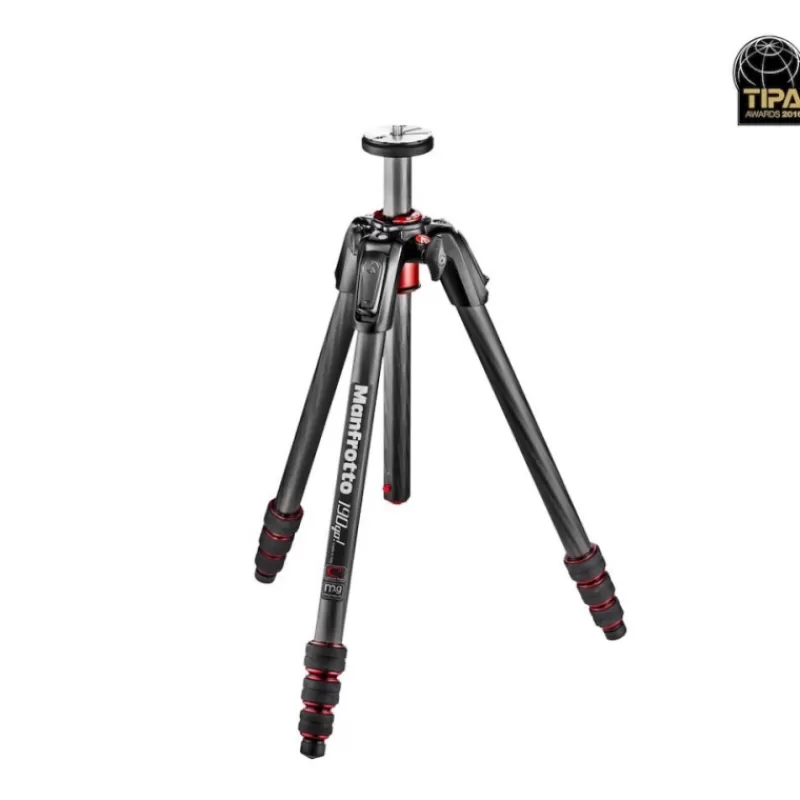 Manfrotto Trépieds Photo & Vidéo-190GO CARBONE 4 SEC TREPIED NU