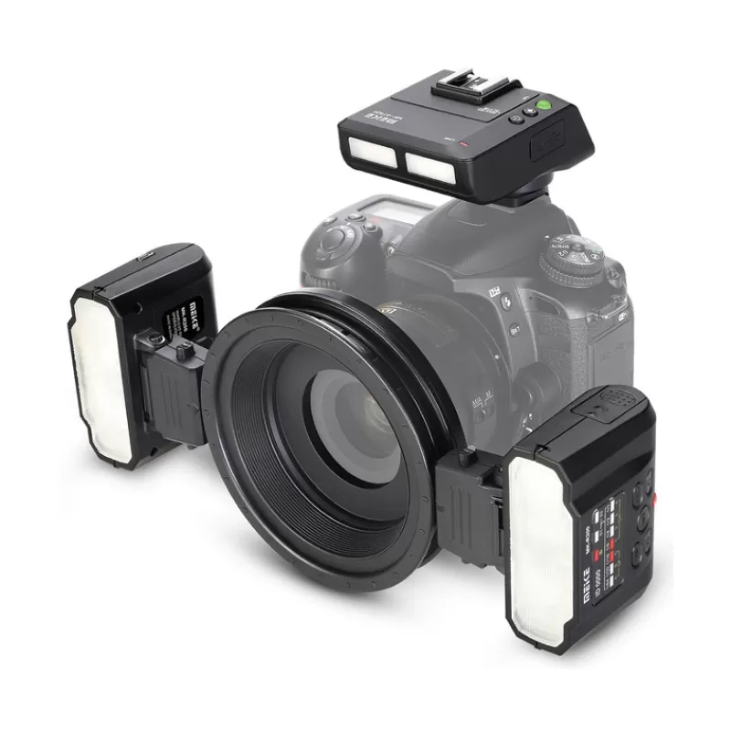 Meike Eclairages`1Flashs-Macro Twin Flash Kit MK-MT24 Canon