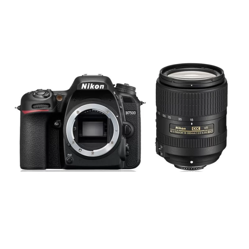 Nikon Appareils Photo Numériques Reflex-D7500 + 18-300 VR