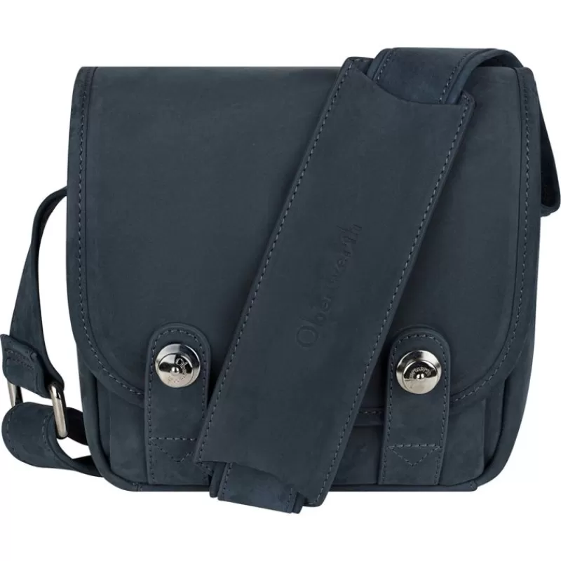 Oberwerth Sacs Photo D'Épaule-THE Q BAG MIDNIGHT BLUE CUIR HYDROPHOBE
