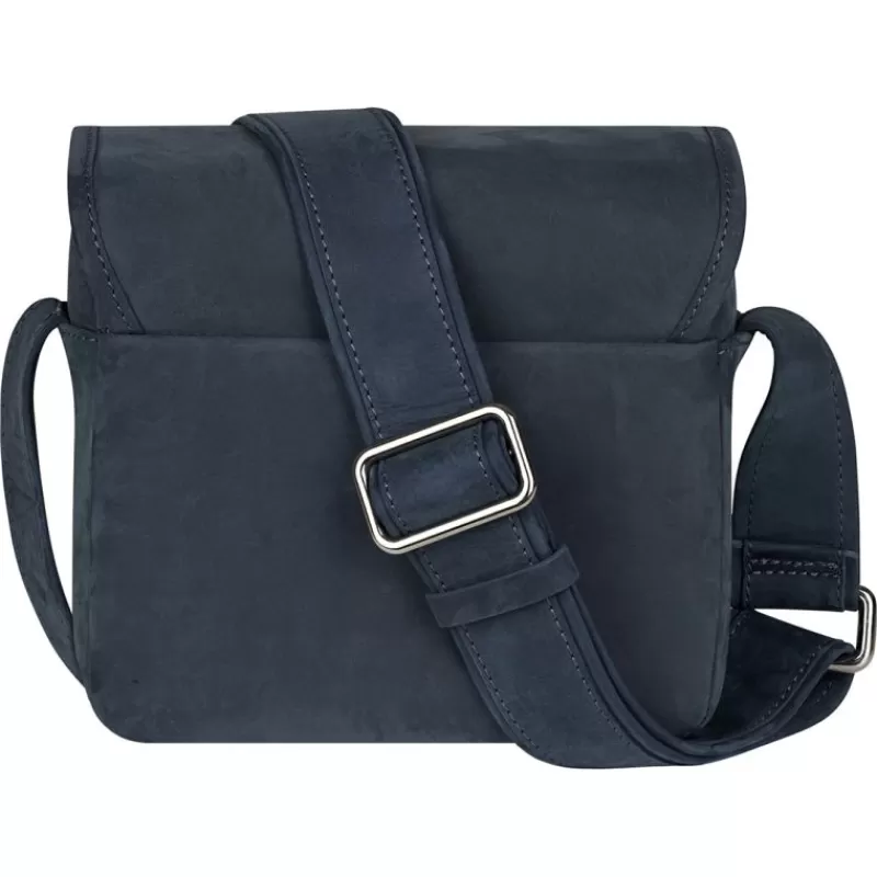 Oberwerth Sacs Photo D'Épaule-THE Q BAG MIDNIGHT BLUE CUIR HYDROPHOBE