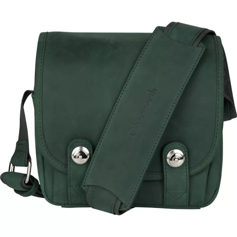 Oberwerth Sacs Photo D'Épaule-THE Q BAG PINE TREE GREEN CUIR HYDROPHOBE