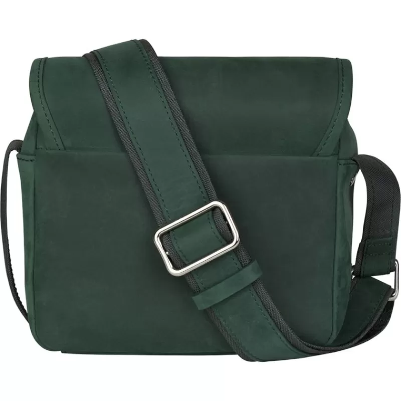 Oberwerth Sacs Photo D'Épaule-THE Q BAG PINE TREE GREEN CUIR HYDROPHOBE