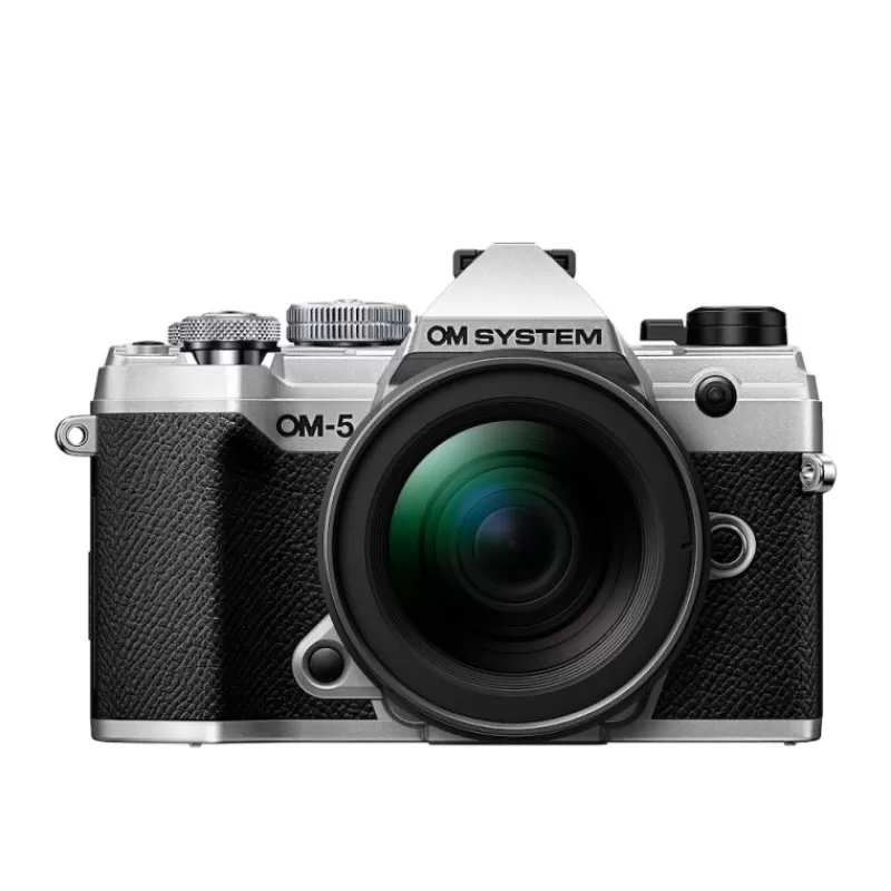 OM SYSTEM Appareils Photo Hybrides-OM-5+12-45 F4 PRO KITSILVER/NOIR