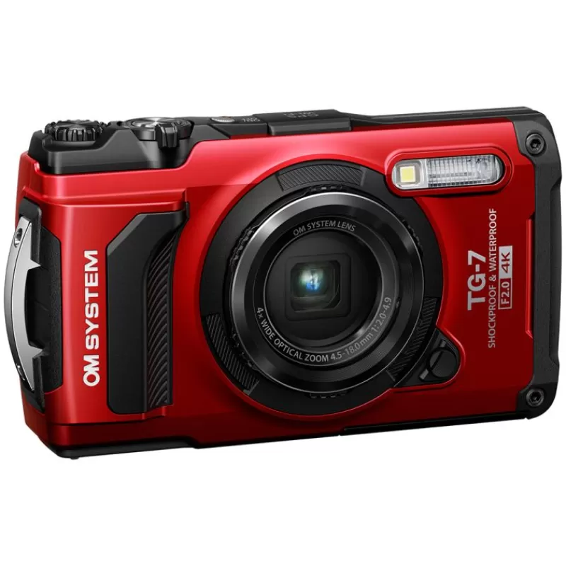 OM SYSTEM Appareils Photo Numériques Compacts & Bridges-TG-7 ROUGE