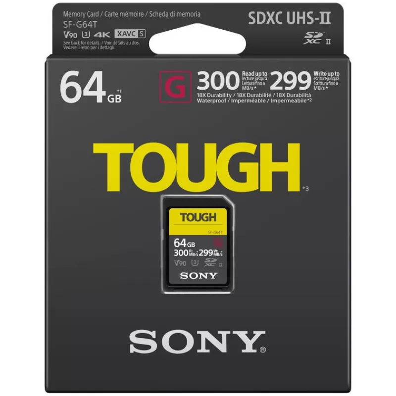 Sony Stockages & Lecteurs | Stockages & Lecteurs-PANAJOU - SD SERIE G TOUGH 64GB UHS-II CL