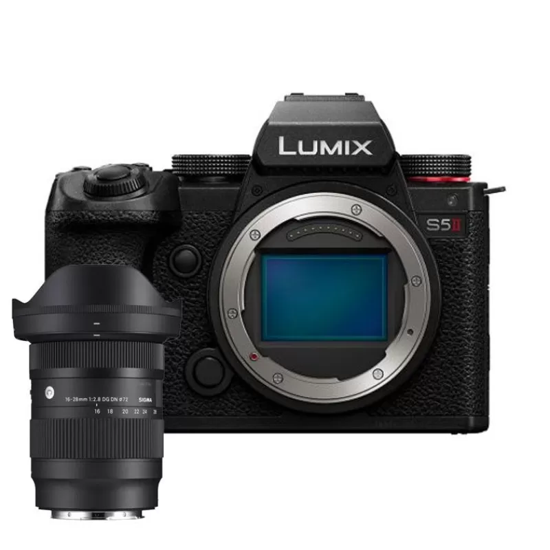 Panasonic Appareils Photo Hybrides-LUMIX DC- S5II + Sigma 16-28 2.8