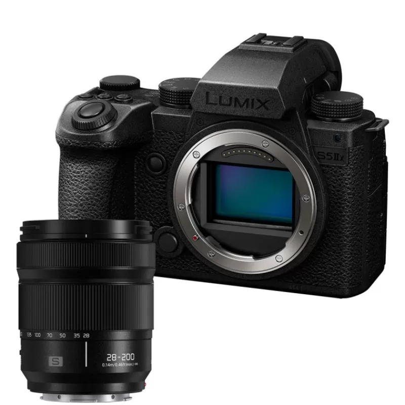 Panasonic Appareils Photo Hybrides-LUMIX DC-S5II X+28-200– Hybride Plein Format 6K avec Autofocus Avancé