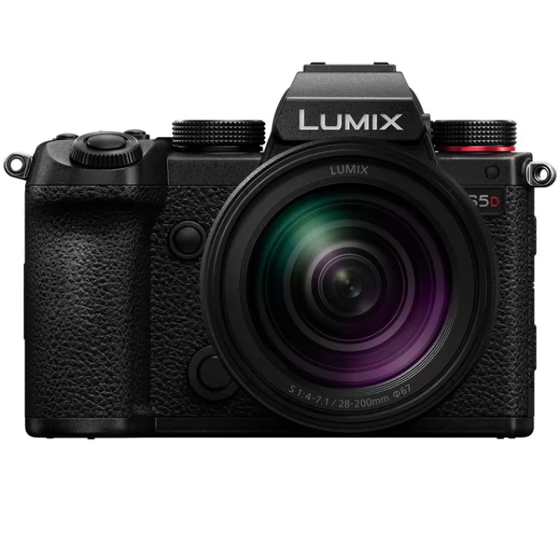 Panasonic Appareils Photo Hybrides-LUMIX S5D + 28-200mm - Hybride plein format compact, vidéo 4K et stabilisation