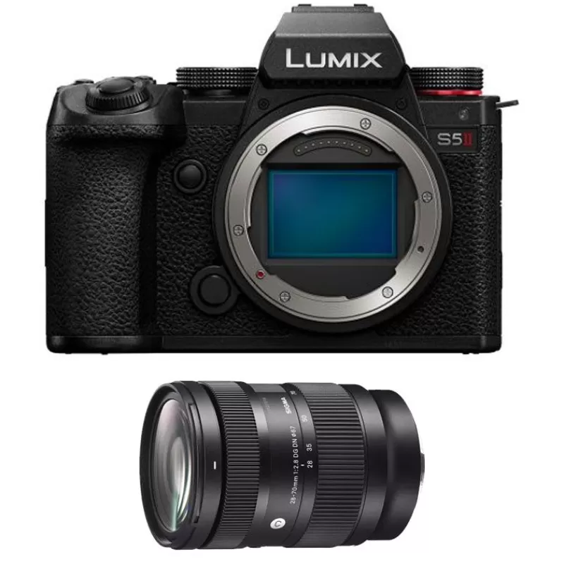 Panasonic Appareils Photo Hybrides-LUMIX S5II + Sigma 28-70 2.8