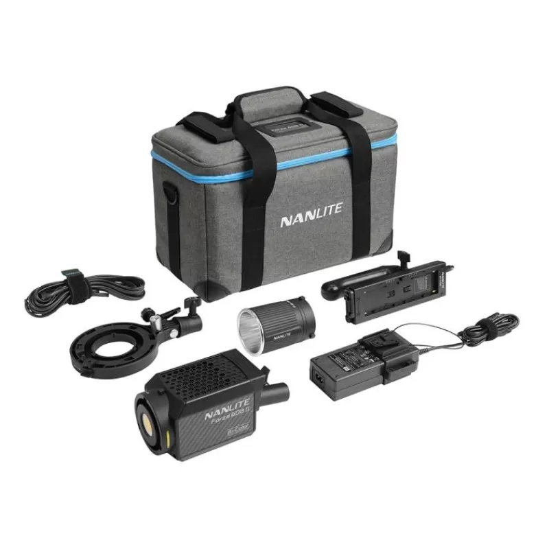 NANLITE Eclairages`1Lumières Continue-Projecteur Forza 60 B II Bicolor - Éclairage LED polyvalent pour créateurs